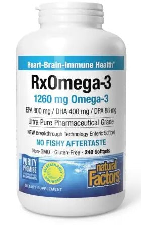 NATURAL FACTORS RxOmega-3 240 kapsulas