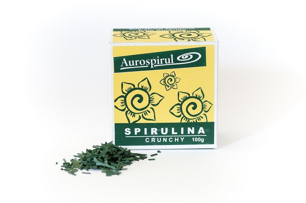 AUROSPIRUL Spirulina Kraukšķīgā 100 g