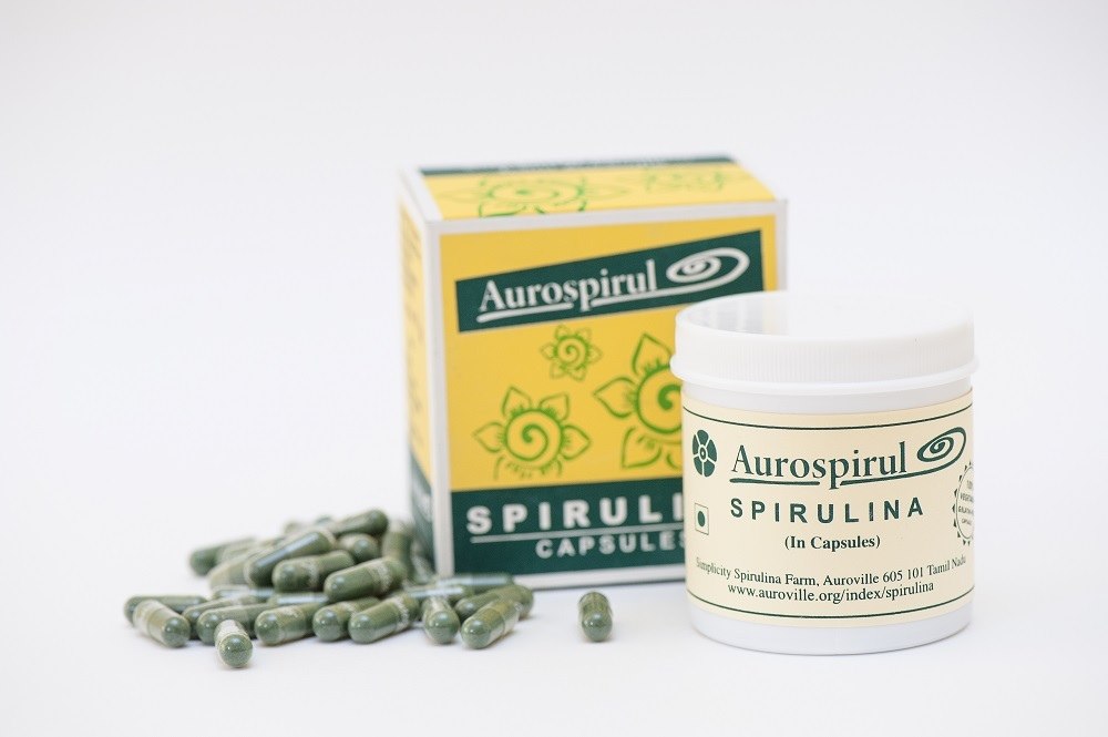 AUROSPIRUL Spirulina 100 kapsulas