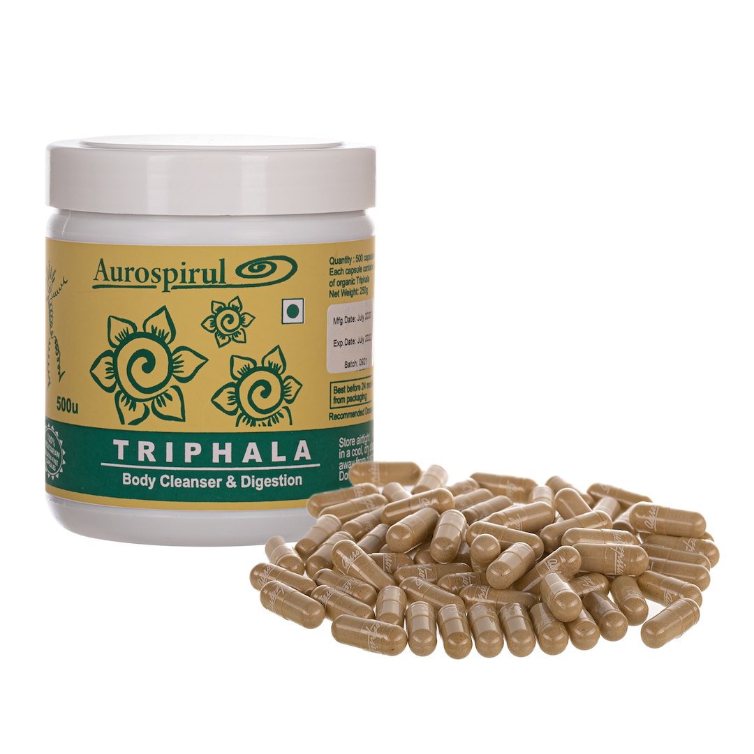 AUROSPIRUL Triphala 500 kapsulas