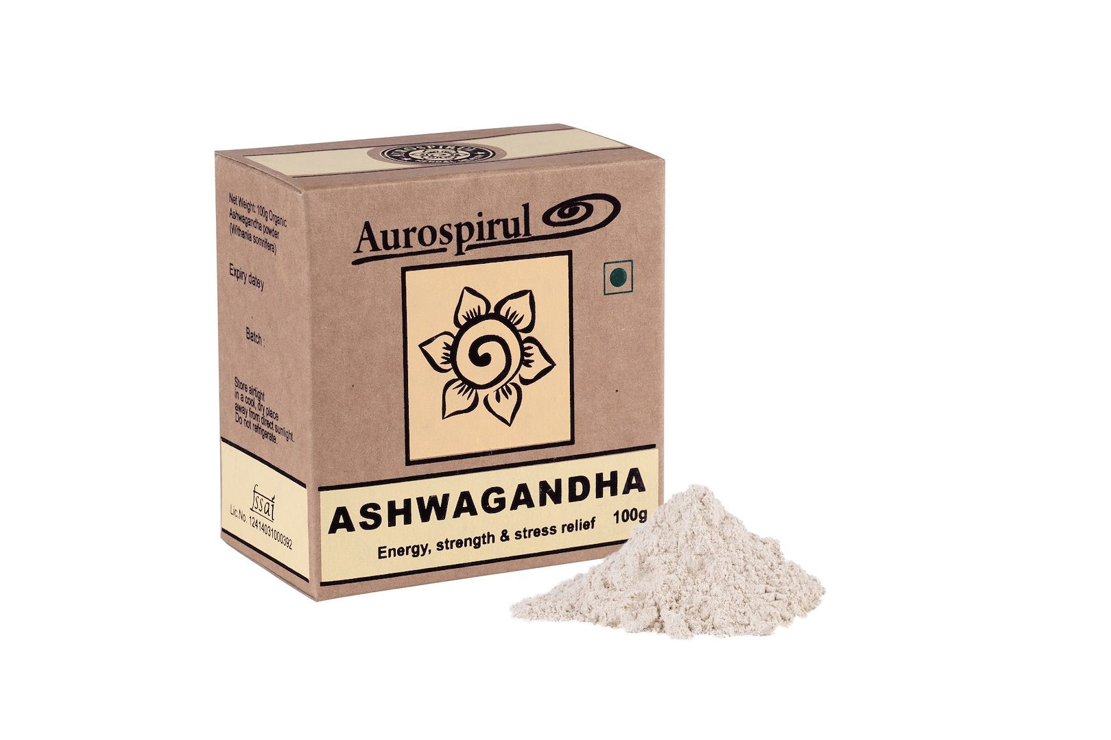 AUROSPIRUL Ašvagandas pulveris 100 g