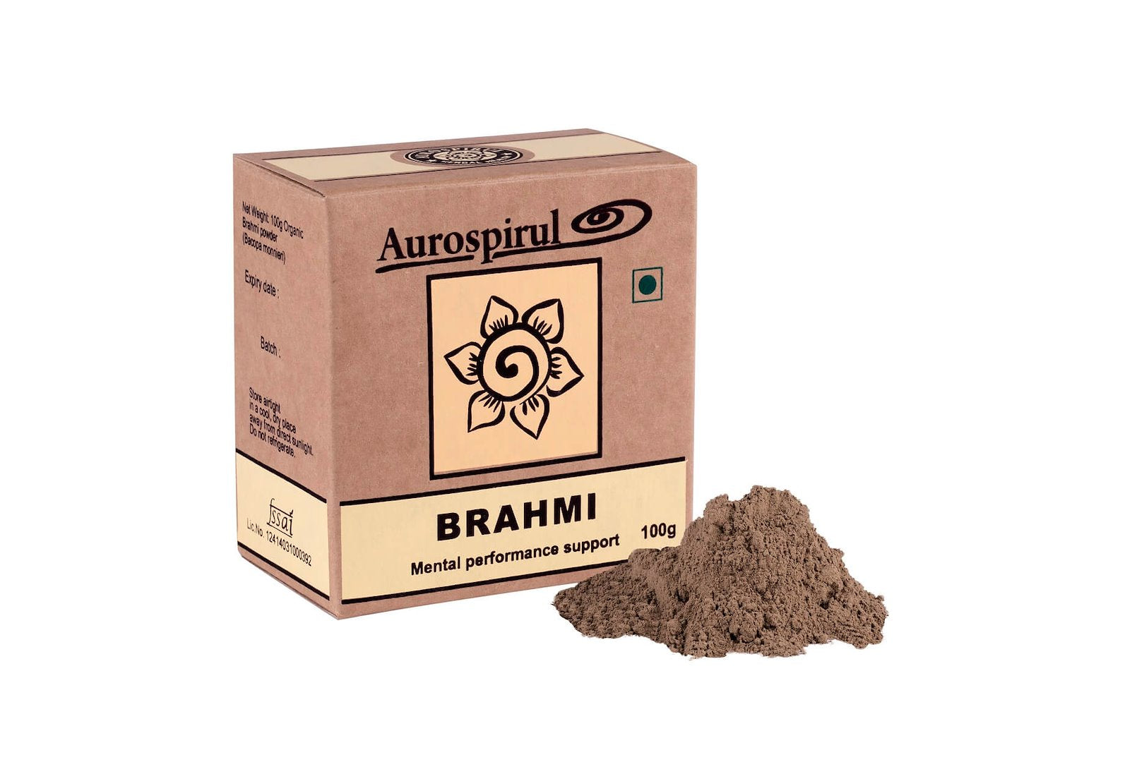 AUROSPIRUL Brahmi pulveris 100 g