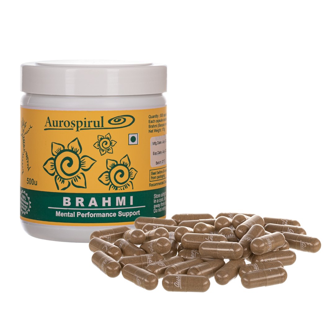 AUROSPIRUL Brahmi 500 kapsulas