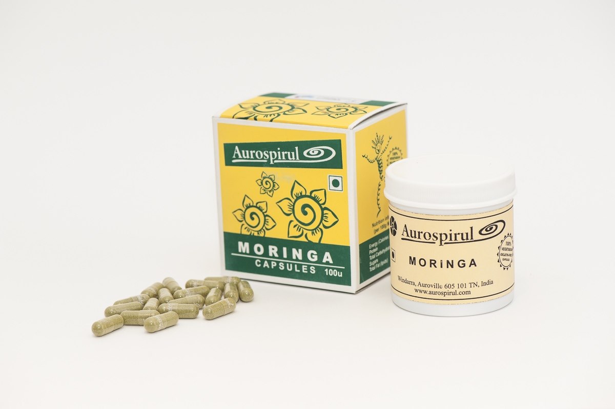 AUROSPIRUL Moringa 100 kapsulas