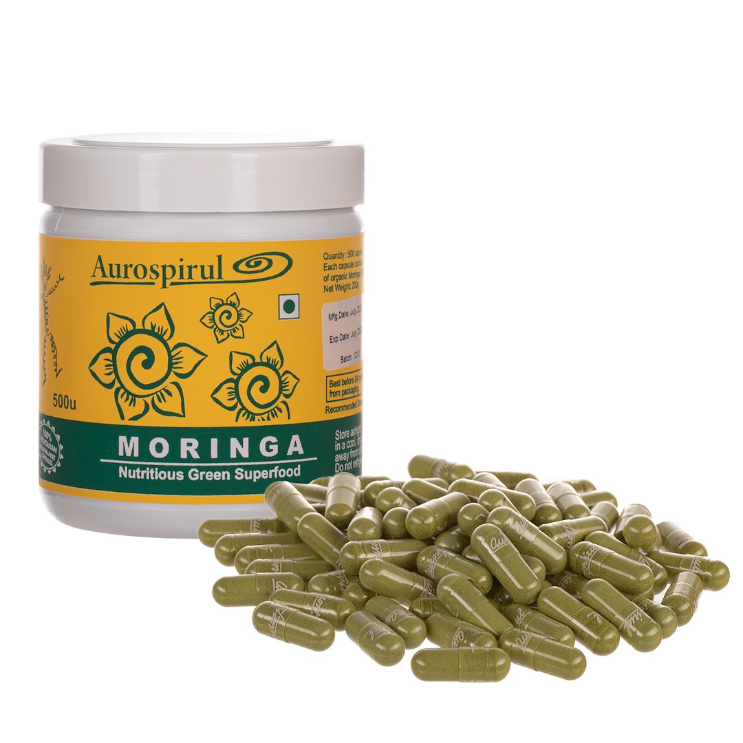 AUROSPIRUL Moringa 500 kapsulas