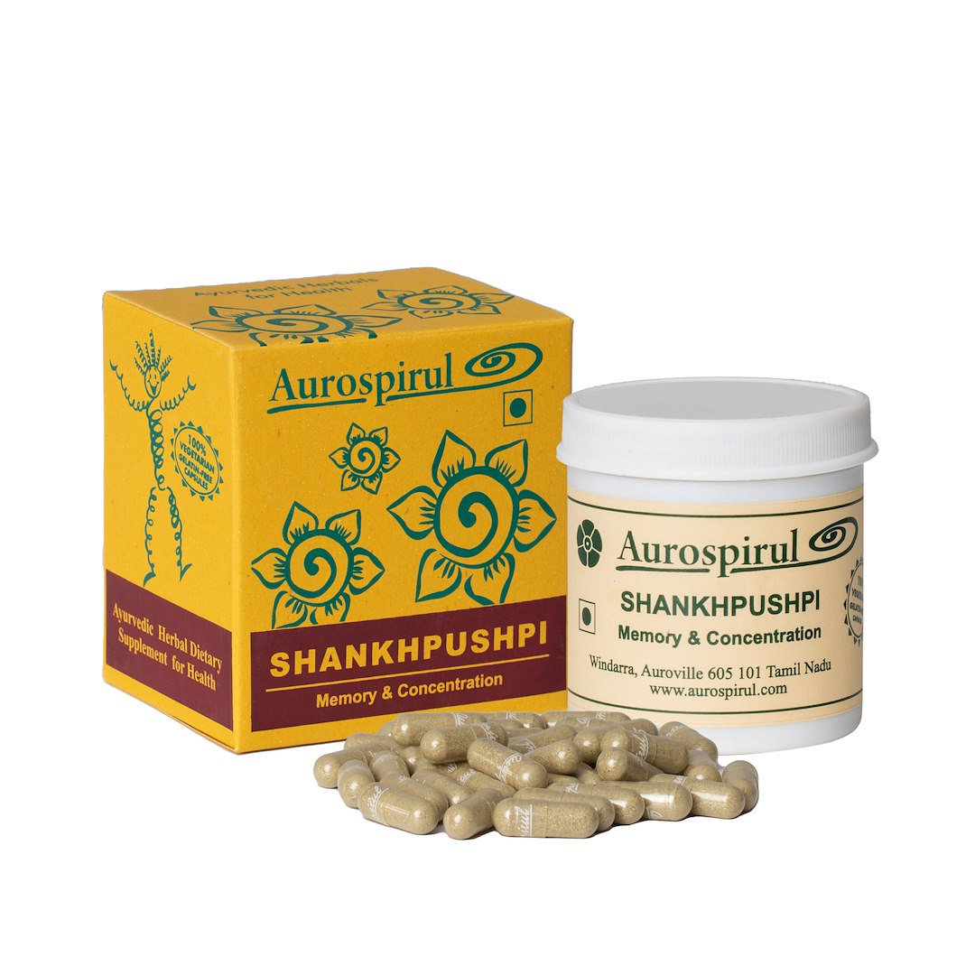 AUROSPIRUL Shankapushpi 100 kapsulas