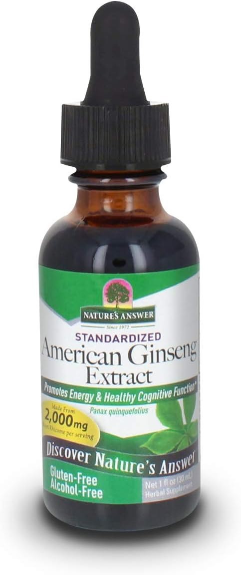 Nature's Answer Amerikas žeņšeņa ekstrakts 30 ml