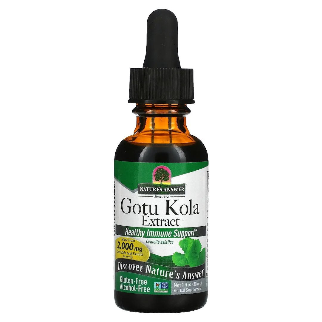 Nature's Answer Gotu kolas ekstrakts – gotu kolas ekstrakts 30 ml