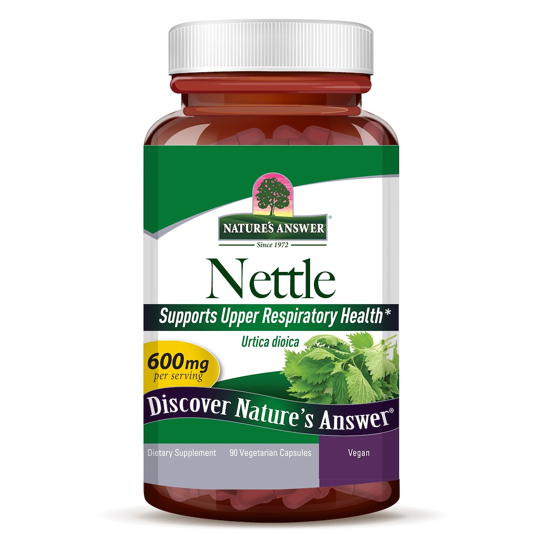 Nature's Answer Nettle – nātru lapas 90 kapsulas