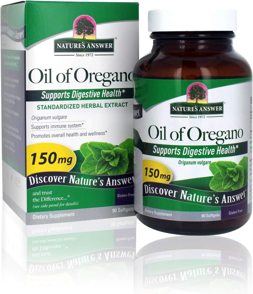 Nature's Answer Oregano eļļa - Oregano eļļa 90 kapsulas