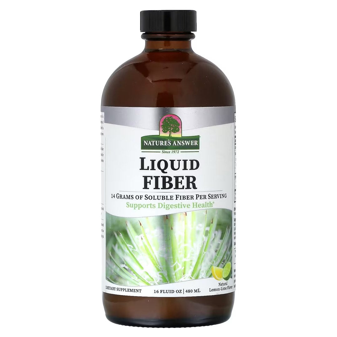 Nature's Answer Šķidrās šķiedrvielas, citronu un laima garšas, 480 ml
