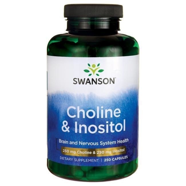 Swanson Holīns + Inozīts 250 kapsulas