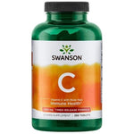 Swanson C vitamīns 1000 ar mežrozīšu augļiem, paildzināta darbība, 250 tabletes