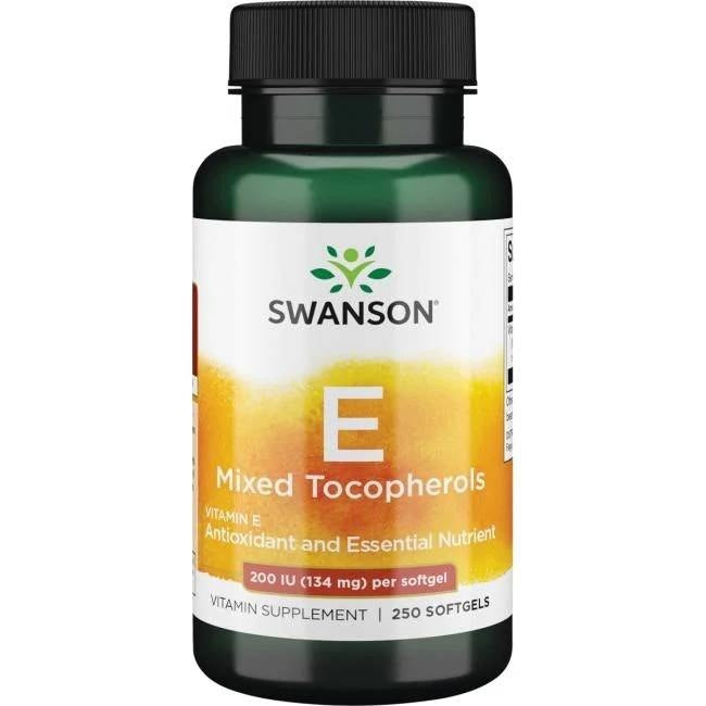 Swanson E vitamīna maisījums 200 SV 250 kapsulas