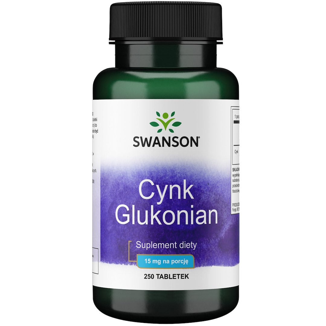Swanson Cinka glikonāts 250 tabletes