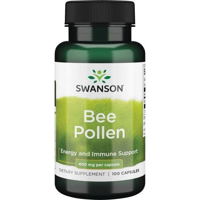 Swanson bišu ziedputekšņi 400 mg 100 kapsulas