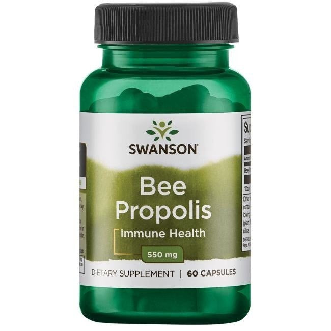 Swanson Bišu Propoliss 550 mg 60 kapsulas