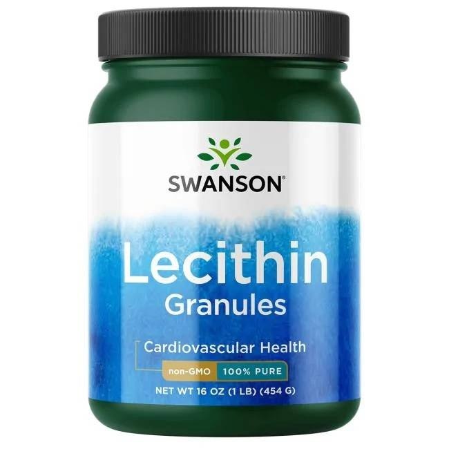 Swanson Lecitīns 100% - granulas 454 g