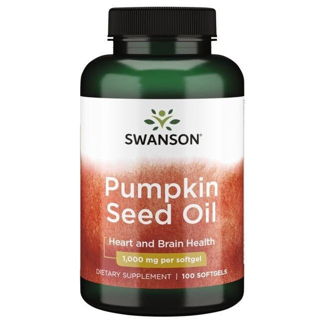 Swanson ķirbju sēklu eļļa 1000 mg 100 kapsulas