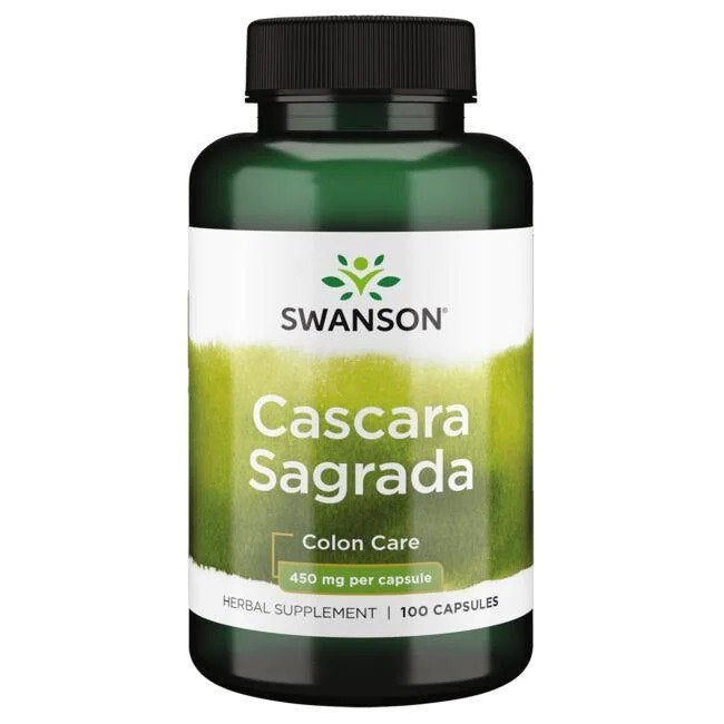 Swanson Cascara Sagrada 450 mg 100 kapsulių - Magnis.lt