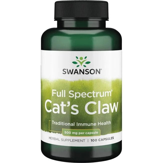 Swanson pilno spektro kačių letena 500 mg 100 kapsulių - Magnis.lt