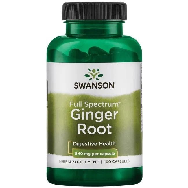 Swanson Full Spectrum ingvera sakne 540 mg 100 kapsulas