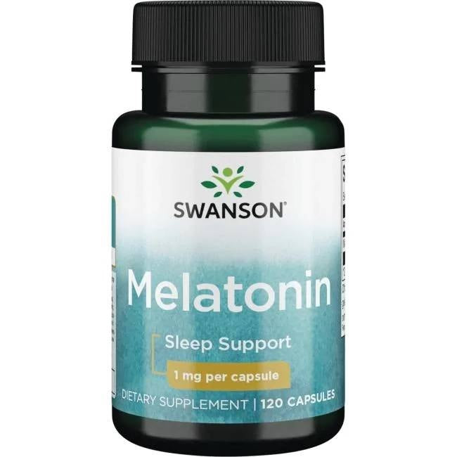 Swanson Melatonīns 1 mg 120 kapsulas