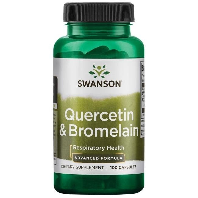 Swanson kvercetīns un bromelīns - kvercetīns + bromelīns 100 kapsulas