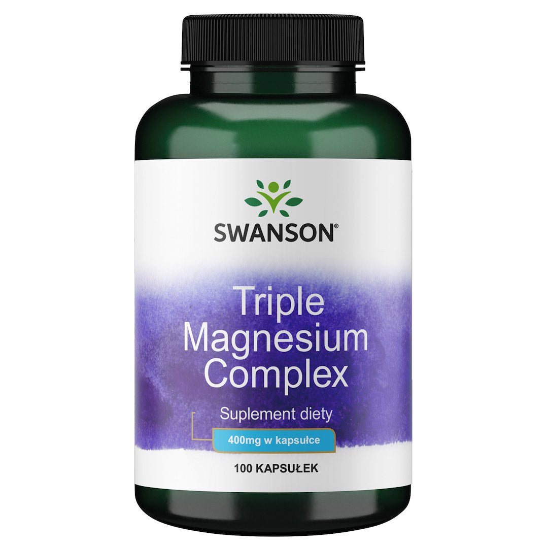 Swanson Trīskāršā magnija komplekss 400 mg 100 kapsulas