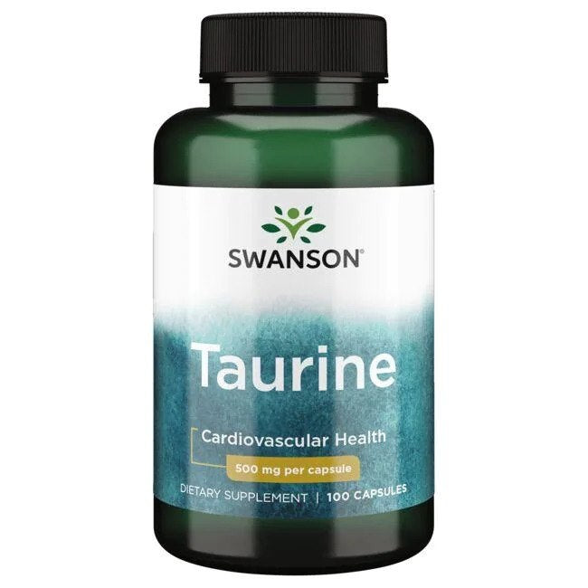 Swanson Taurīns 500 mg 100 kapsulas