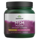 Swanson sēra MSM — metilsulfonilmetāna pulveris 454 g
