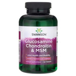 Swanson Glukozamīns/Hondroitīns/MSM 500/400/200 mg 120 tabletes