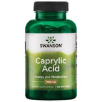 Swanson kaprilskābe 600 mg, 60 kapsulas