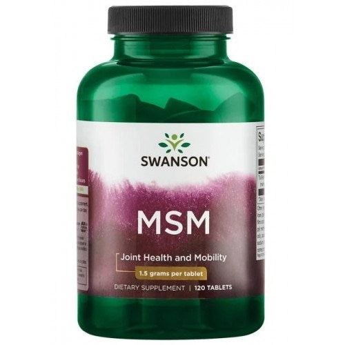 Swanson Sēra MSM - Metilsulfonilmetāns TruFlex 1500 mg 120 tabletes