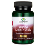 Swanson alfa lipoīnskābe 300 mg, ALA 60 kapsulas