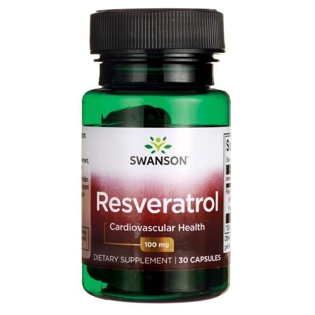 Swanson Resveratrol - Resveratrols 100 mg 30 kapsulu