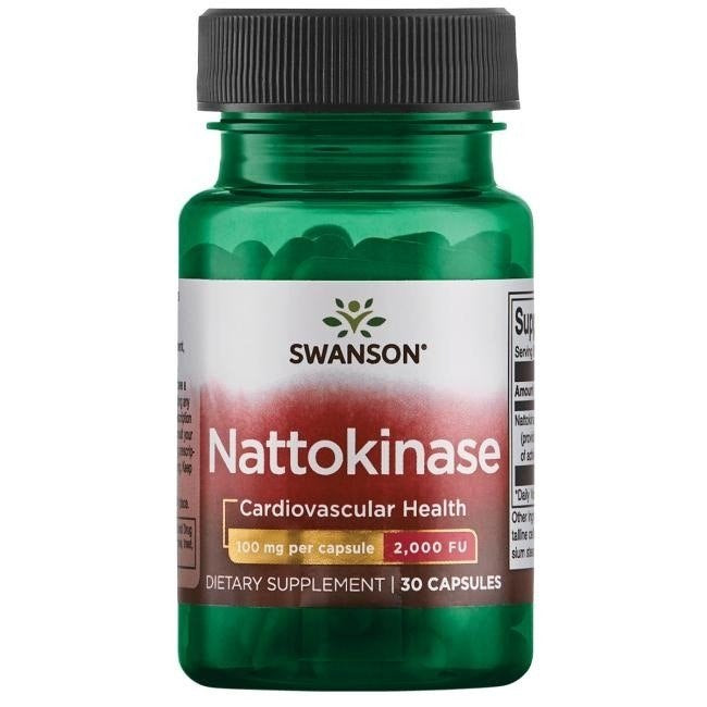 Swanson Natokinazė 100 mg 2000 FU 30 kapsulu