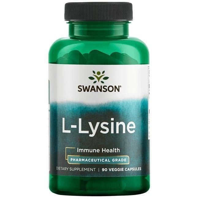 Swanson AjiPure L-lizīns 500 mg 90 kapsulas