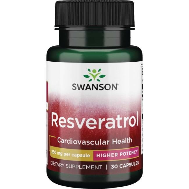 Swanson Resveratrol - Resveratrols 250 mg 30 kapsulu