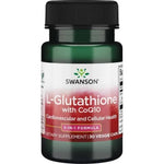 Swanson L-Glutationa + koenzīms Q10 30 kapsulas