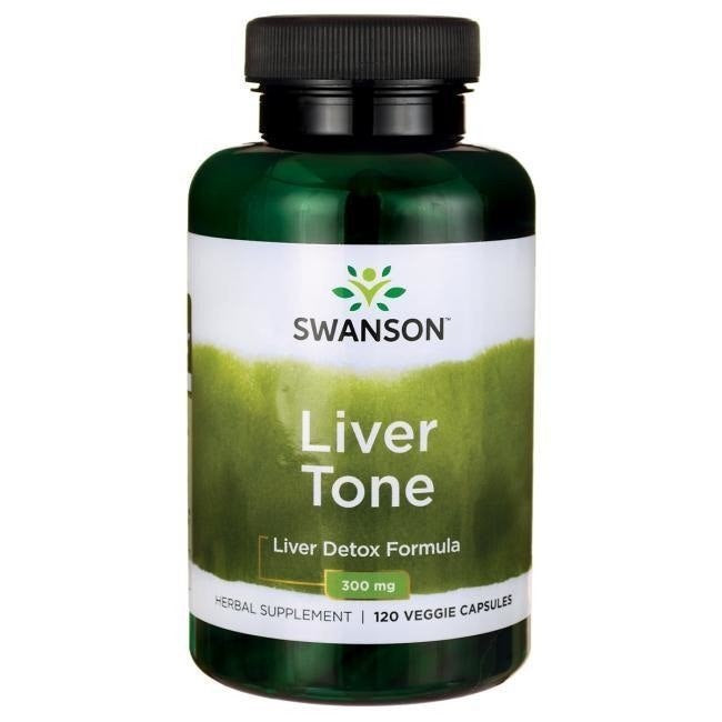 Swanson Liver tonus - aknu detoksikācijas formula 120 kapsulas