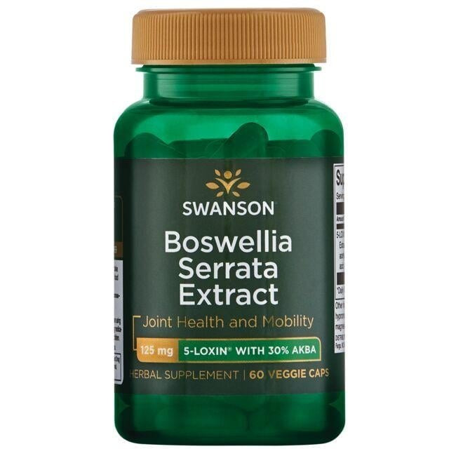 Swanson Boswellia Serrata ekstrakts 125 mg 60 kapsulas