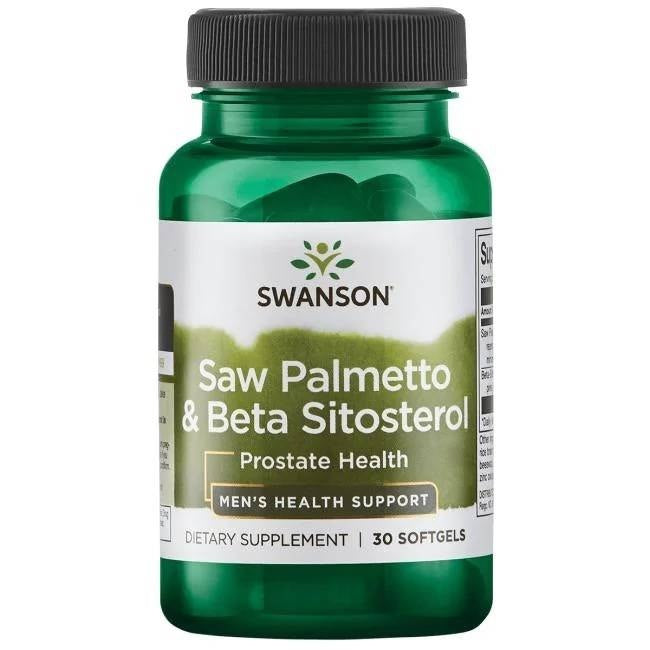Swanson Sabalpalmas un betasitosterols, 30 kapsulas