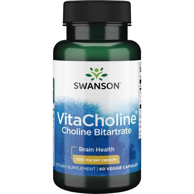 Swanson VitaCholine 300 mg 60 kapsulas