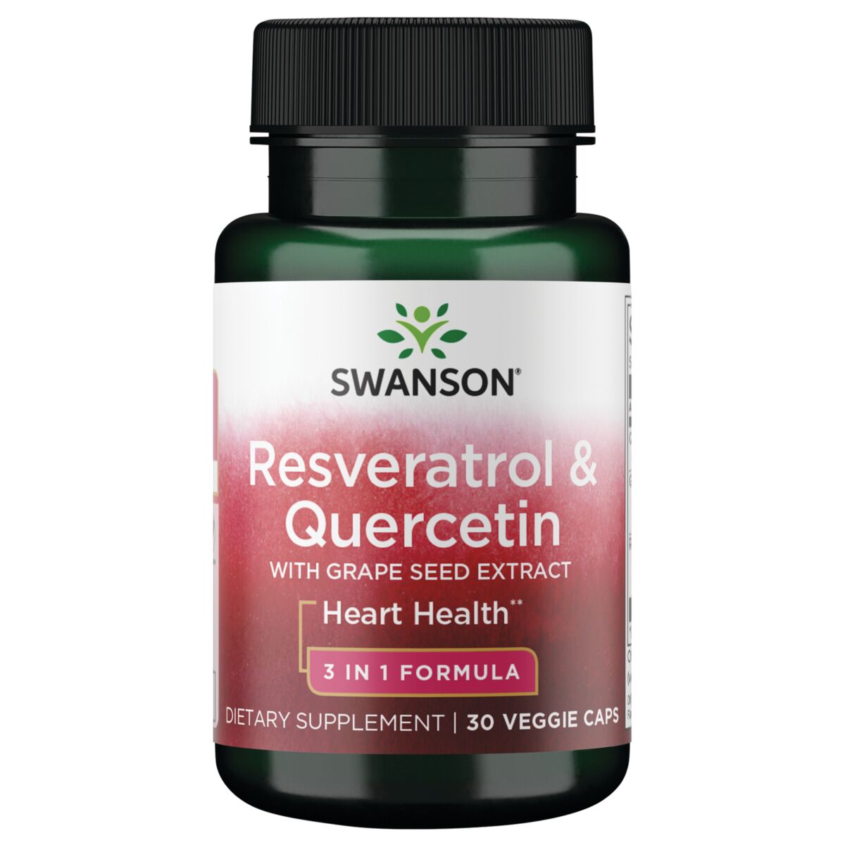 Swanson Resveratrols + kvercetīns 30 kapsulas