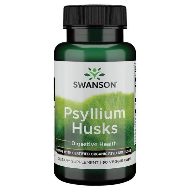 Swanson Psyllium Husk 625 mg 60 kapsulas