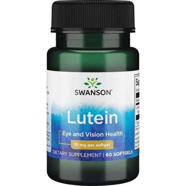 Swanson Luteīns 10 mg 60 kapsulas
