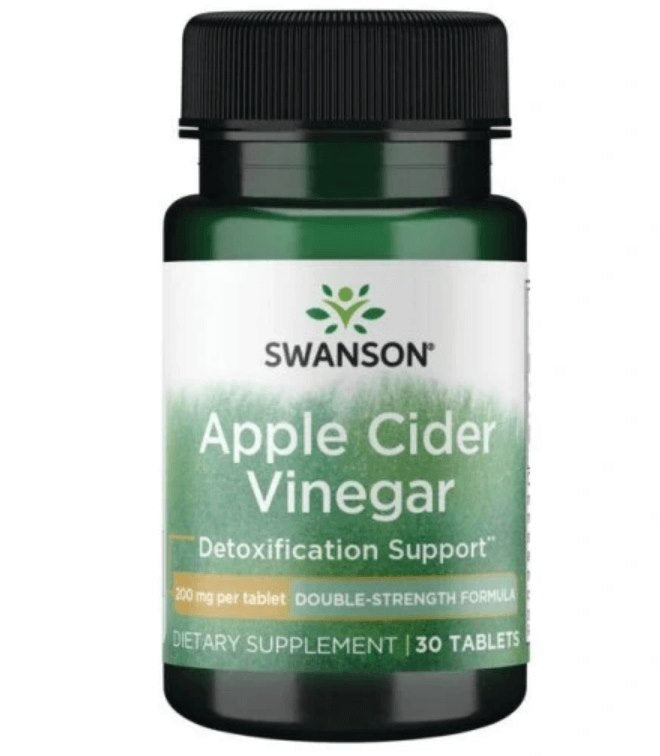 Swanson ābolu sidra etiķis 200 mg 30 tabletes