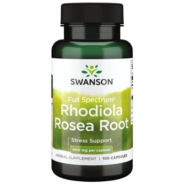 Swanson pilna spektra rodiola rozejas sakne 400 mg 100 kapsulas