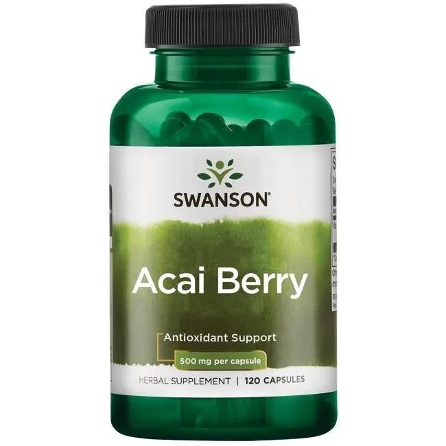 Swanson Acai ogu 500 mg 120 kapsulas